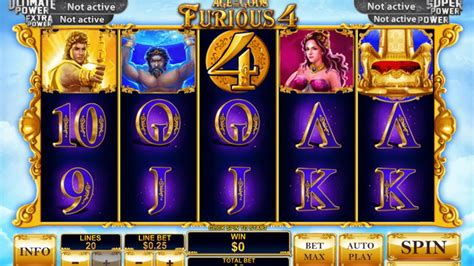 furious four slot - Age of the Gods: Furious Four Slot 